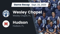 Recap: Wesley Chapel  vs. Hudson  2020