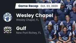 Recap: Wesley Chapel  vs. Gulf  2020