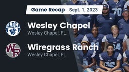 Recap: Wesley Chapel  vs. Wiregrass Ranch  2023