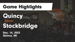 Quincy  vs Stockbridge  Game Highlights - Dec. 14, 2023