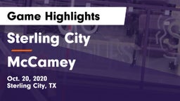 Sterling City  vs McCamey Game Highlights - Oct. 20, 2020