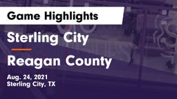 Sterling City  vs Reagan County  Game Highlights - Aug. 24, 2021