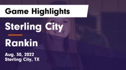 Sterling City  vs Rankin Game Highlights - Aug. 30, 2022