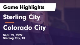 Sterling City  vs Colorado City Game Highlights - Sept. 27, 2022