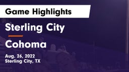Sterling City  vs Cohoma Game Highlights - Aug. 26, 2022