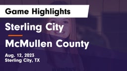 Sterling City  vs McMullen County  Game Highlights - Aug. 12, 2023