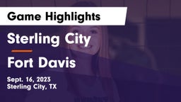 Sterling City  vs Fort Davis  Game Highlights - Sept. 16, 2023