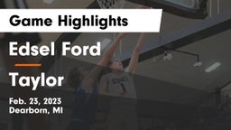 Edsel Ford  vs Taylor  Game Highlights - Feb. 23, 2023