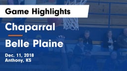 Chaparral  vs Belle Plaine  Game Highlights - Dec. 11, 2018