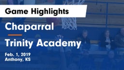 Chaparral  vs Trinity Academy  Game Highlights - Feb. 1, 2019