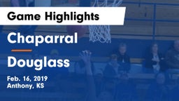 Chaparral  vs Douglass  Game Highlights - Feb. 16, 2019