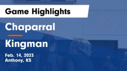 Chaparral  vs Kingman  Game Highlights - Feb. 14, 2023