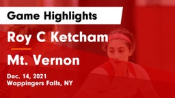 Roy C Ketcham vs Mt. Vernon  Game Highlights - Dec. 14, 2021