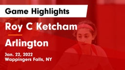Roy C Ketcham vs Arlington Game Highlights - Jan. 22, 2022