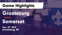 Grantsburg  vs Somerset  Game Highlights - Jan. 29, 2019