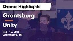 Grantsburg  vs Unity  Game Highlights - Feb. 15, 2019