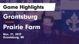 Grantsburg  vs Prairie Farm Game Highlights - Nov. 21, 2019