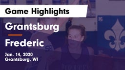 Grantsburg  vs Frederic  Game Highlights - Jan. 14, 2020