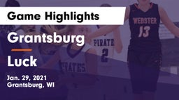 Grantsburg  vs Luck  Game Highlights - Jan. 29, 2021