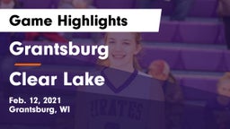 Grantsburg  vs Clear Lake  Game Highlights - Feb. 12, 2021