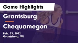 Grantsburg  vs Chequamegon  Game Highlights - Feb. 23, 2022