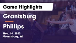 Grantsburg  vs Phillips  Game Highlights - Nov. 14, 2023
