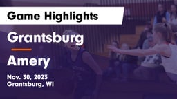 Grantsburg  vs Amery  Game Highlights - Nov. 30, 2023