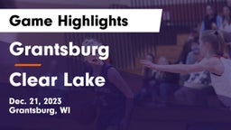 Grantsburg  vs Clear Lake  Game Highlights - Dec. 21, 2023