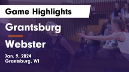 Grantsburg  vs Webster  Game Highlights - Jan. 9, 2024