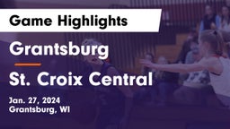 Grantsburg  vs St. Croix Central  Game Highlights - Jan. 27, 2024