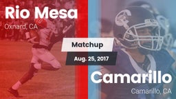 Matchup: Rio Mesa  vs. Camarillo  2017