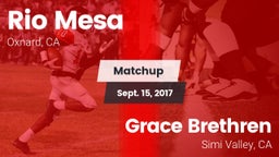 Matchup: Rio Mesa  vs. Grace Brethren  2017
