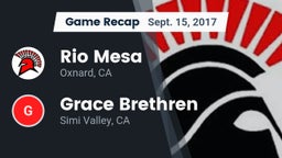 Recap: Rio Mesa  vs. Grace Brethren  2017