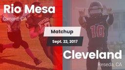 Matchup: Rio Mesa  vs. Cleveland  2017