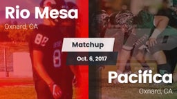 Matchup: Rio Mesa  vs. Pacifica  2017