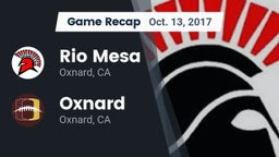 Recap: Rio Mesa  vs. Oxnard  2017