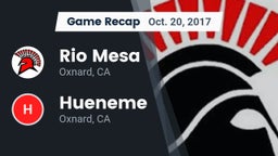 Recap: Rio Mesa  vs. Hueneme  2017
