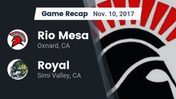 Recap: Rio Mesa  vs. Royal  2017