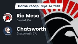 Recap: Rio Mesa  vs. Chatsworth  2018