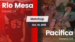 Matchup: Rio Mesa  vs. Pacifica  2018