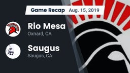 Recap: Rio Mesa  vs. Saugus  2019