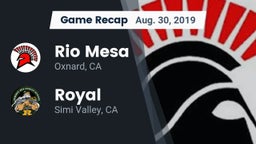 Recap: Rio Mesa  vs. Royal  2019
