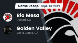 Recap: Rio Mesa  vs. Golden Valley  2019