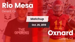 Matchup: Rio Mesa  vs. Oxnard  2019