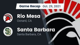 Recap: Rio Mesa  vs. Santa Barbara  2021