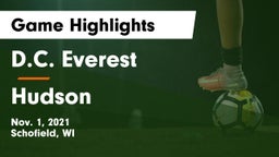 D.C. Everest  vs Hudson  Game Highlights - Nov. 1, 2021
