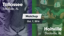 Matchup: Tallassee High vs. Holtville  2016