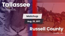 Matchup: Tallassee High vs. Russell County  2017