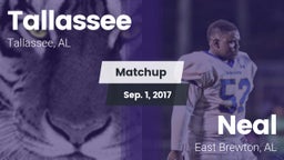 Matchup: Tallassee High vs. Neal  2017