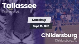Matchup: Tallassee High vs. Childersburg  2017